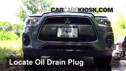 2013 Mitsubishi Outlander Sport ES 2.0L 4 Cyl. Oil Change Oil and Oil Filter